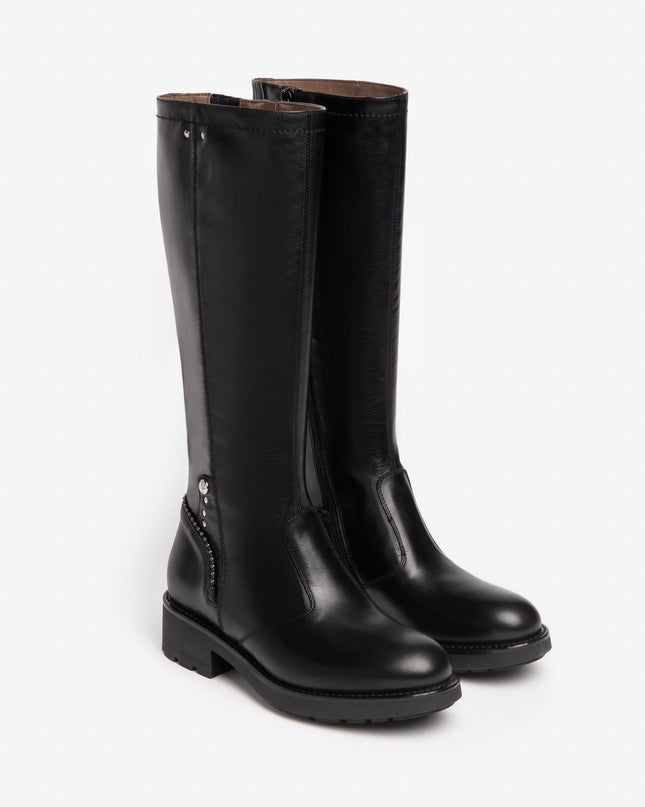 Nero Giardini Stivali Donna Pelle Nera - MARIO SPATARELLA