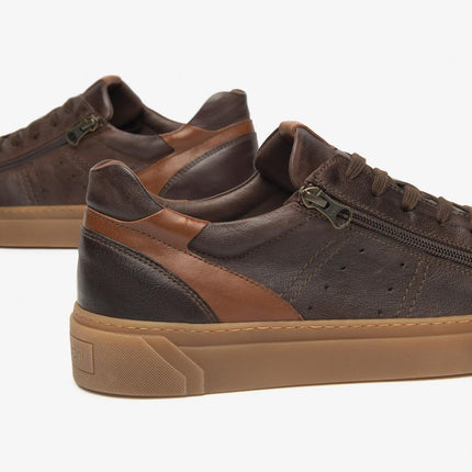 Nero Giardini Sneakers Uomo in Pelle Testa di Moro - MARIO SPATARELLA