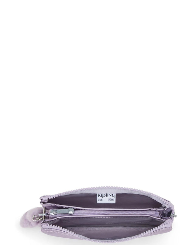 Kipling Trousse Multitasche in Tessuto Metallic Lilac - MARIO SPATARELLA