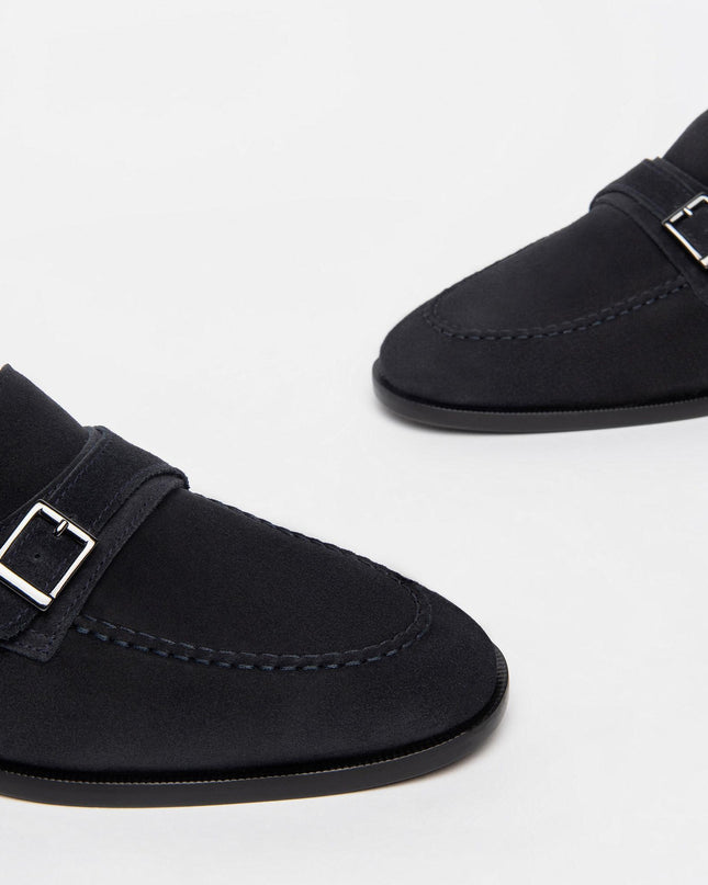 Nero Giardini Mocassini Uomo in Camoscio Blu - MARIO SPATARELLA