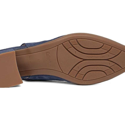 Decolletè Chanel in Pelle Camoscio Blu - MARIO SPATARELLA