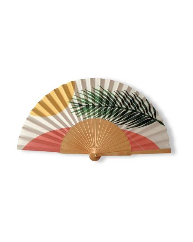 Ventaglio in Legno e Tela Stampa Fantasia - MARIO SPATARELLA