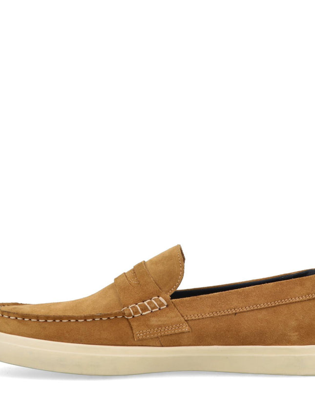 Mocassini Uomo Barca Camoscio Cuoio - MARIO SPATARELLA