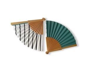 Ventaglio in Legno e Tela Stampa Fantasia - MARIO SPATARELLA