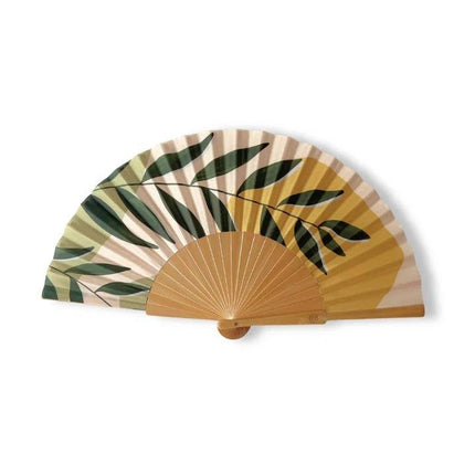 Ventaglio in Legno e Tela Stampa Fantasia - MARIO SPATARELLA