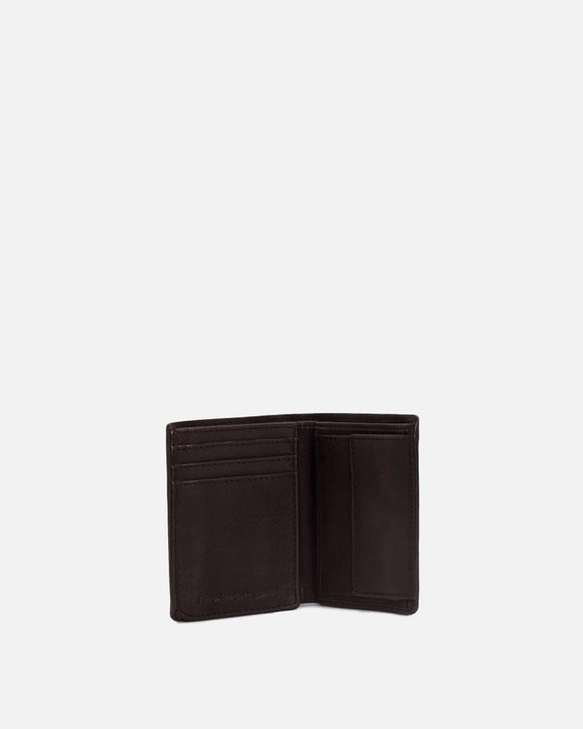 Biba Portafoglio in Pelle Nera con Portamonete - MARIO SPATARELLA