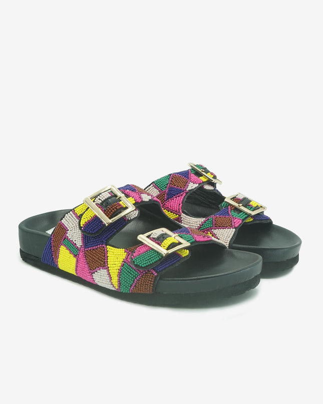 Sandali Doppia Fibbia con Plantare - MARIO SPATARELLA