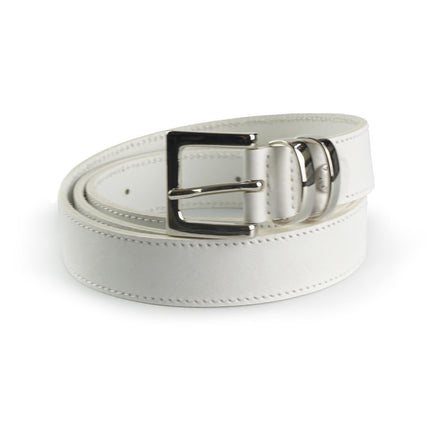 Cintura Donna in Pelle Bianca - MARIO SPATARELLA
