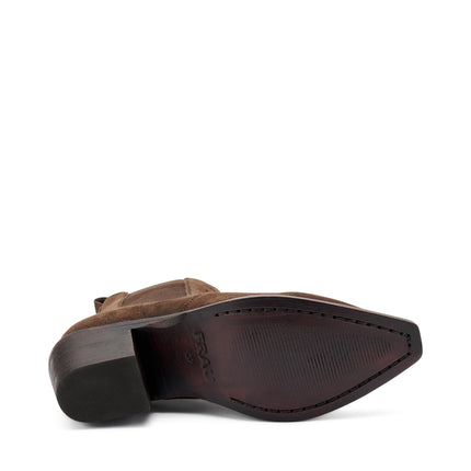 Frau Stivaletti Texani Camperos Chelsea in Camoscio Testa di Moro - MARIO SPATARELLA