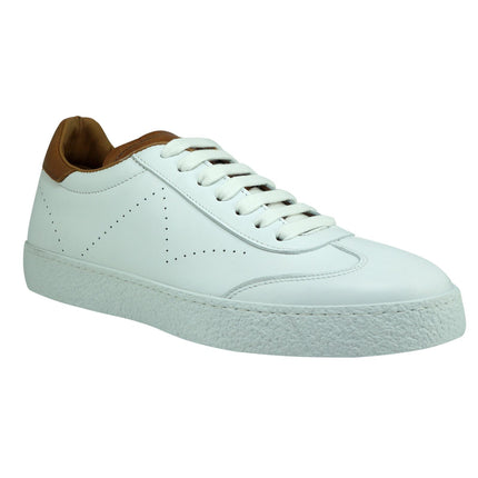 Sneakers Uomo in Pelle Bianca - MARIO SPATARELLA