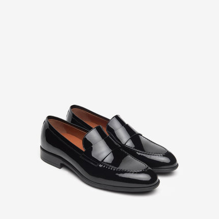 Nero Giardini Mocassini Uomo in Vernice Nera - MARIO SPATARELLA