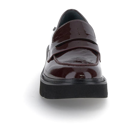 Mocassini Donna Vernice Bordeaux - MARIO SPATARELLA