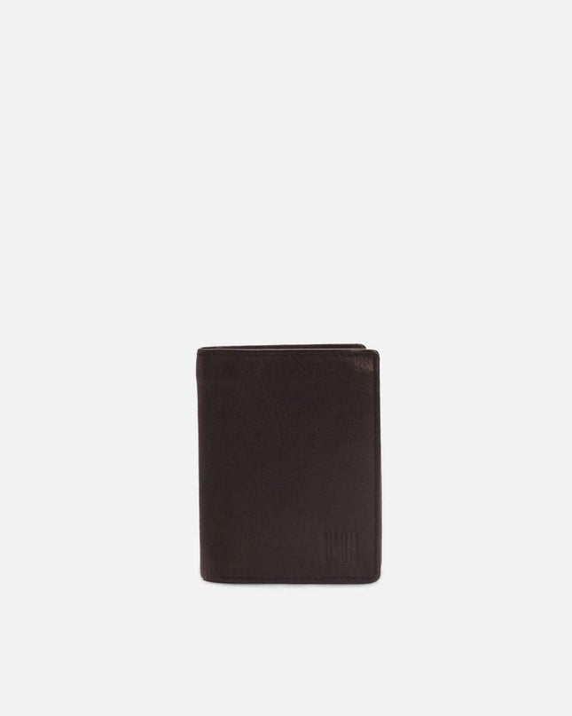 Biba Portafoglio in Pelle Marrone con Portamonete - MARIO SPATARELLA