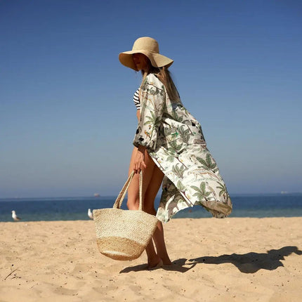 Kimono Caftano in Cotone - MARIO SPATARELLA