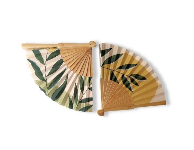 Ventaglio in Legno e Tela Stampa Fantasia - MARIO SPATARELLA