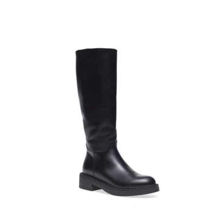 Stivali Donna in Pelle Nera 97N8 NERO Frau 