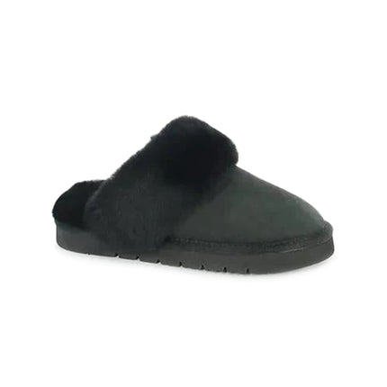 Pantofole Donna in Pelle CI2721 NERO Grunland 