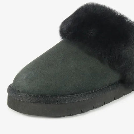 Pantofole Donna in Pelle CI2721 NERO Grunland 