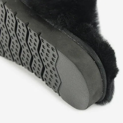 Pantofole Donna in Pelle CI2721 NERO Grunland 