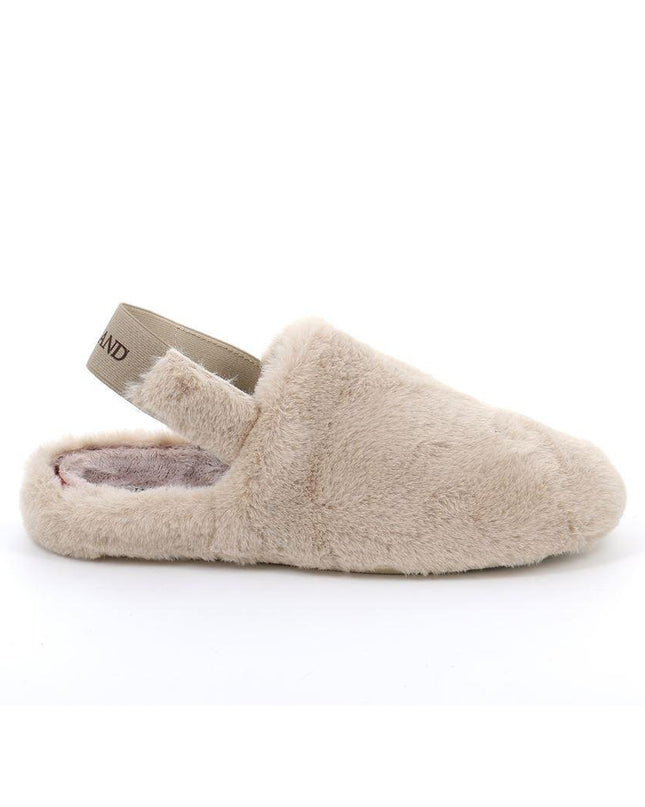 Pantofole Donna con Soletta Estraibile CI3147 BEIGE Grunland 