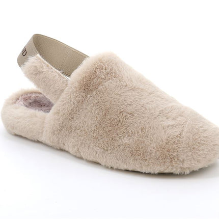 Pantofole Donna con Soletta Estraibile CI3147 BEIGE Grunland 