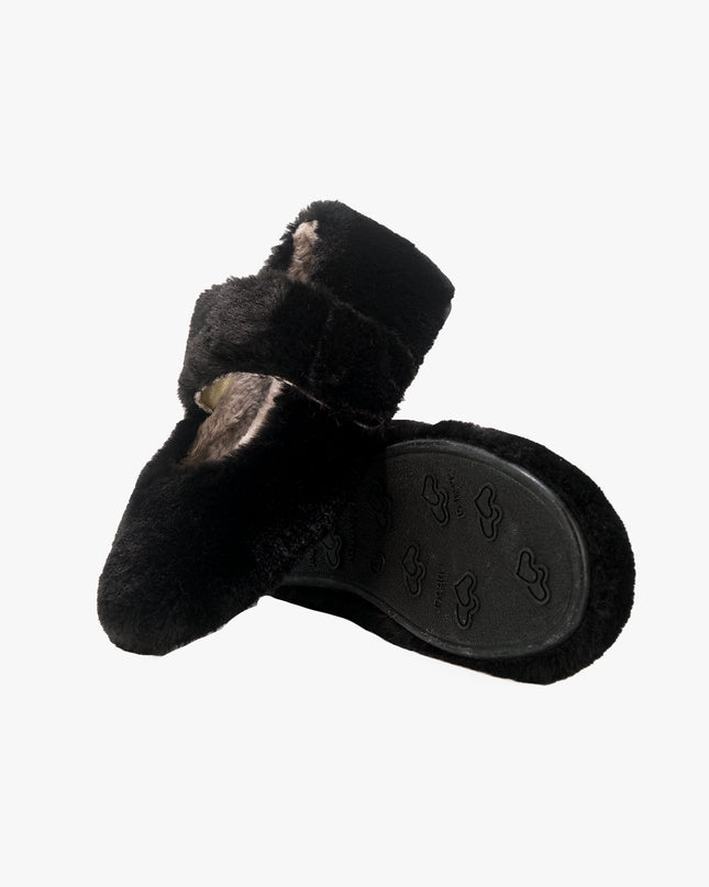 Pantofole Donna con Soletta Estraibile PA1146 NERO Grunland 