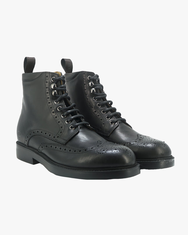Stivaletti Uomo Oxford in Pelle Nero DILAN23 NERO Rogal's 