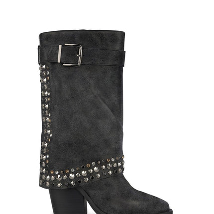 Texano Camperos Camoscio Nero I23437 BLACK Alma en Pena 