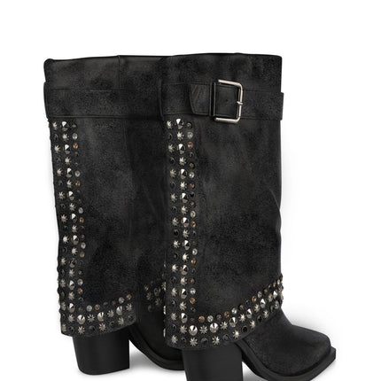 Texano Camperos Camoscio Nero I23437 BLACK Alma en Pena 