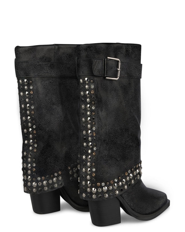 Texano Camperos Camoscio Nero I23437 BLACK Alma en Pena 