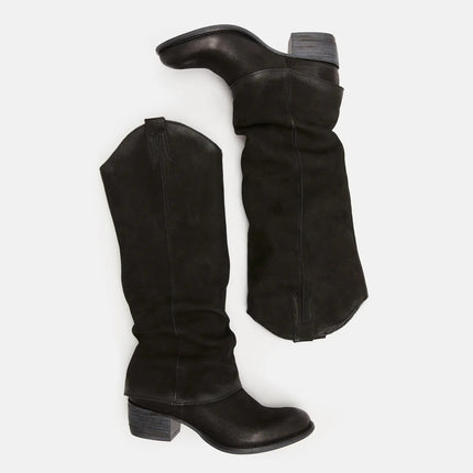 Texano Donna Camoscio Nero DRESA C833 MARVIN BLACK Felmini 