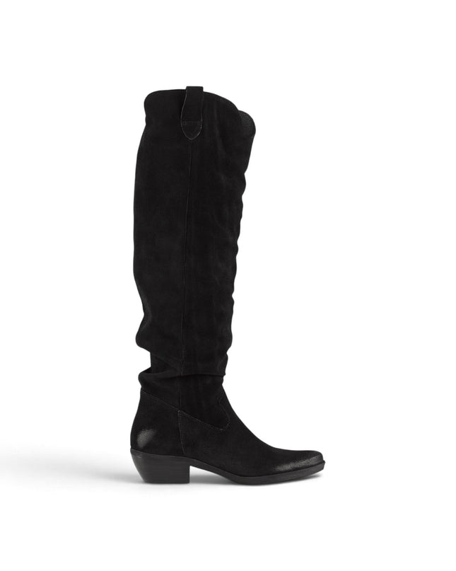 Texano Donna Camoscio Nero EL PASO B921 MARVIN BLACK Felmini 