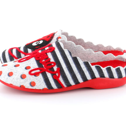 Pantofole Donna Fantasia Ladybag CI2555 ALIN GRIGIO Grunland 