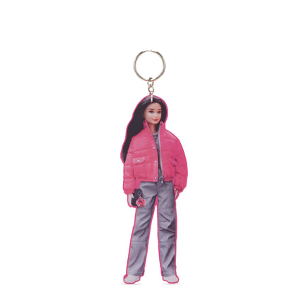 Portachiavi Barbie BARBIE KEYHANGER LIVELY PINK Kipling 
