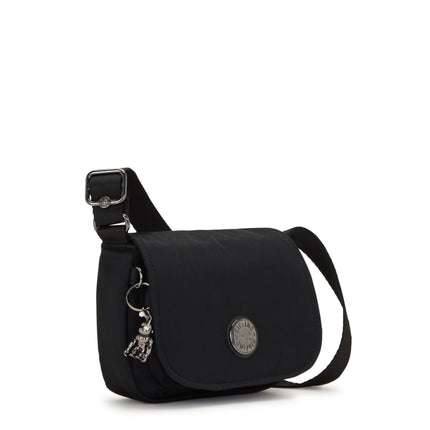 Borsetta Tracolla con Patta LOREEN MINI ENDLESS BLACK Kipling 