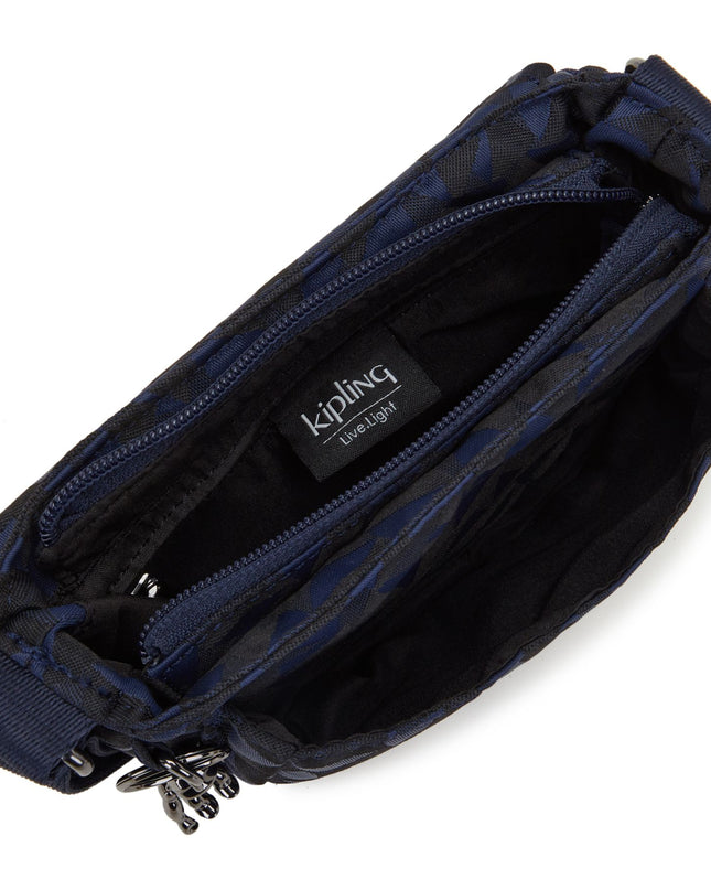 Borsetta Tracolla con Patta LOREEN MINI ENDLESS NAVY JQ Kipling 
