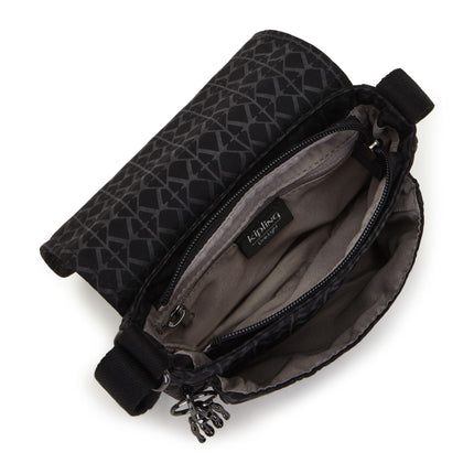 Borsetta Tracolla con Patta LOREEN MINI SIGNATURE EMB Kipling 