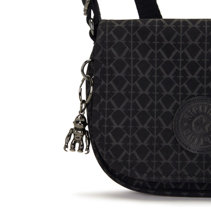 Borsetta Tracolla con Patta LOREEN MINI SIGNATURE EMB Kipling 
