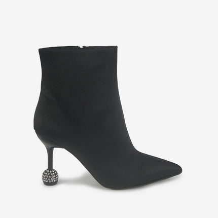 Stivaletti Donna Tacco Punta Nero 514 ELEGANT BLACK Tsakiris Mallas 