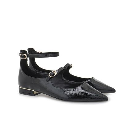 Ballerine Cinturino Donna Nero SONIA 835 BLACK Exe 