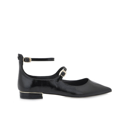 Ballerine Cinturino Donna Nero SONIA 835 BLACK Exe 