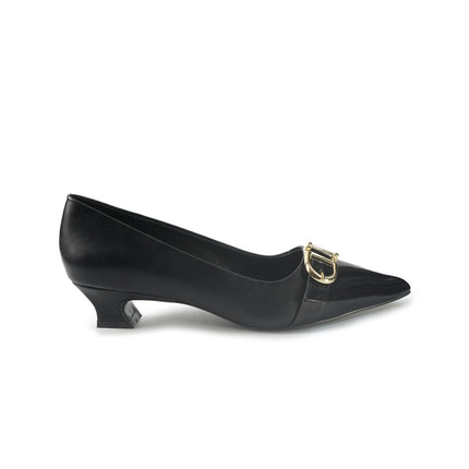 Decollete Tacco Rocchetto Basso Donna Nero VICTORIA93 BLACK Exe 