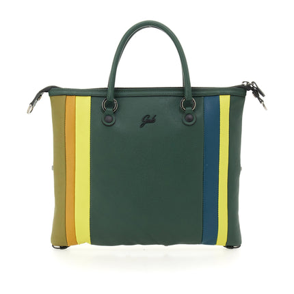 Borsa Shopper Trasformabile in Pelle Righe Toni Bosco G3 PLUS TG M G000033T2 PATCHWORK RIGHE TONI Gabs 