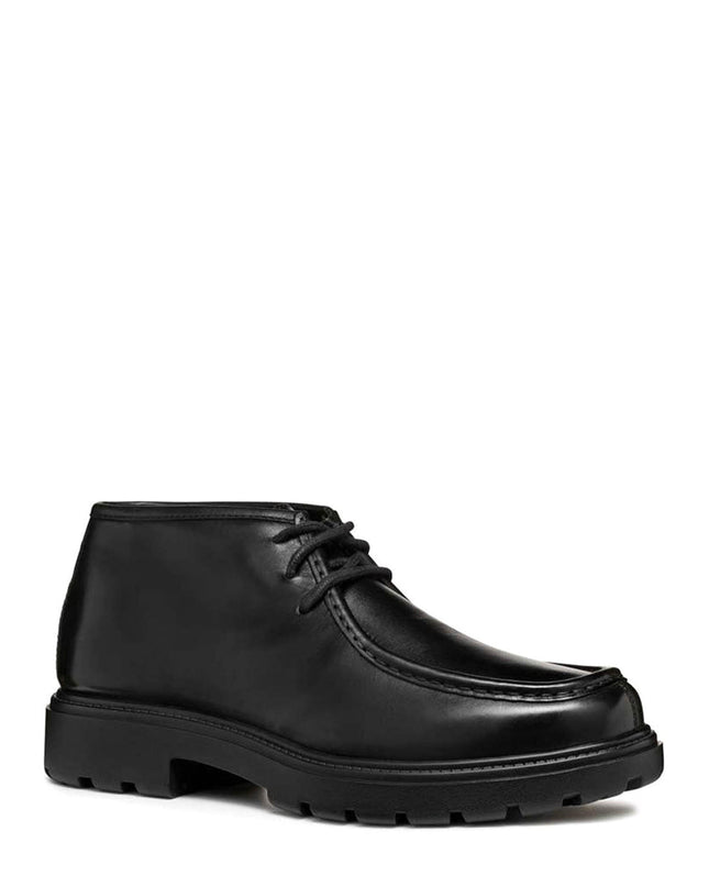 Ingegnere Stringato Pelle Nero U46FRD 00043 SPHERICA EC7 BLACK Geox 