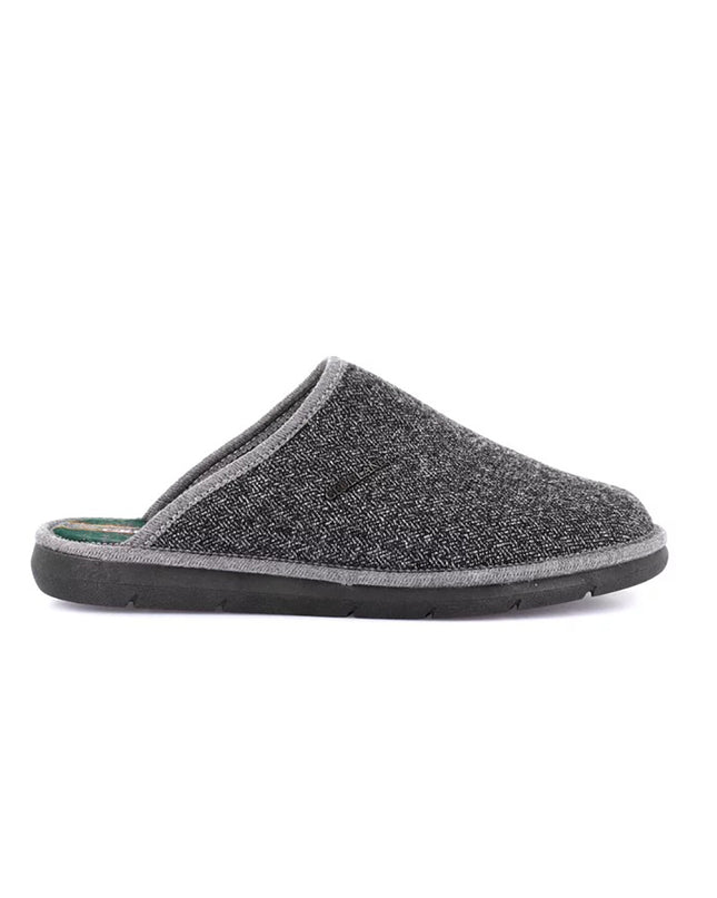 Pantofole Uomo Ciabatte in Tessuto Grigio CI1883 LOSO ANTRACITE Grunland 