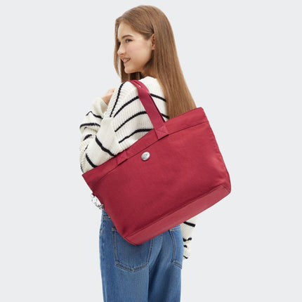 Borsa Shopper Laptop Rosso COLISSA UP RED RED WINE Kipling 