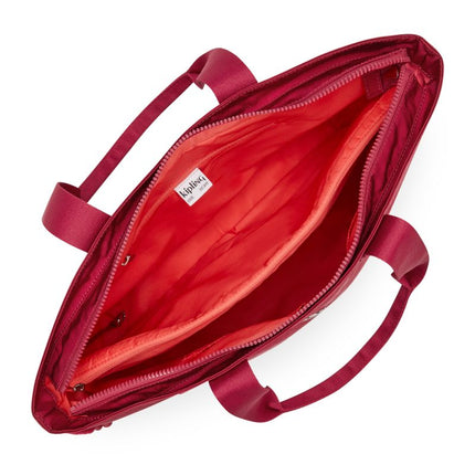 Borsa Shopper Laptop Rosso COLISSA UP RED RED WINE Kipling 