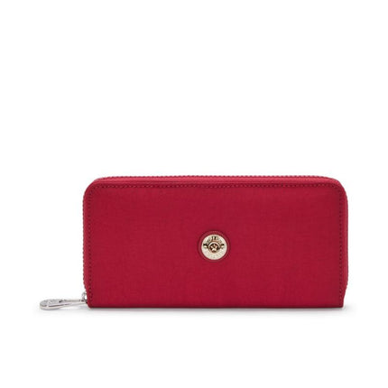 Portafogli Donna Lungo Rosso MONEY WORLD RED RED WINE Kipling 