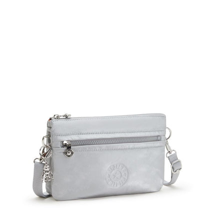Borsetta Donna Tracolla Metallic Argento RIRI NEW BIGHT METALLIC Kipling 