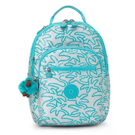 Zaino Porta Computer 11 Pollici Fantasia SEOUL S METALLIC PALM Kipling 